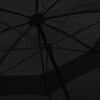 vidaXL vihmavari, must, 130 cm