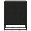 vidaXL &Ouml;&ouml;kapp Must tamm 39.5 x 30 x 50 cm Tehispuit