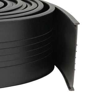 vidaXL Garaaži Ukse Tihend Must 70 x 6 mm 4,5 m PVC