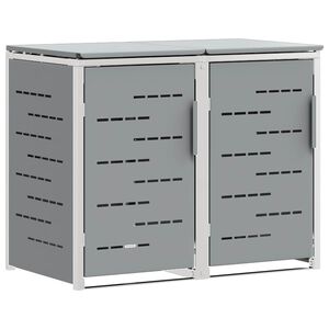 vidaXL Ratastega pr&uuml;gikasti hoidmine Hall 138 x 77,5 x 112,5 cm
