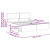 vidaXL Voodi raam peaga Sonoma tamm 180 x 200 cm T&ouml;&ouml;deldud puit