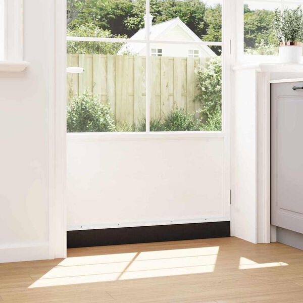 vidaXL Kruvitavad uksel&ouml;&ouml;kide tihendid 6 pcs Valge 100 cm