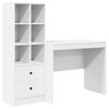 vidaXL Laud Valge 135,5 x 50 x 127 cm 2 tk