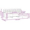 vidaXL 3-kohaline diivan jalapingiga, pruun, 210 cm, samet