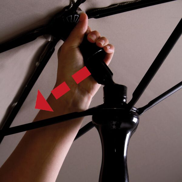 Madison aia päikesevari "Patmos Luxe" kandiline 210x140 cm, pruunikas