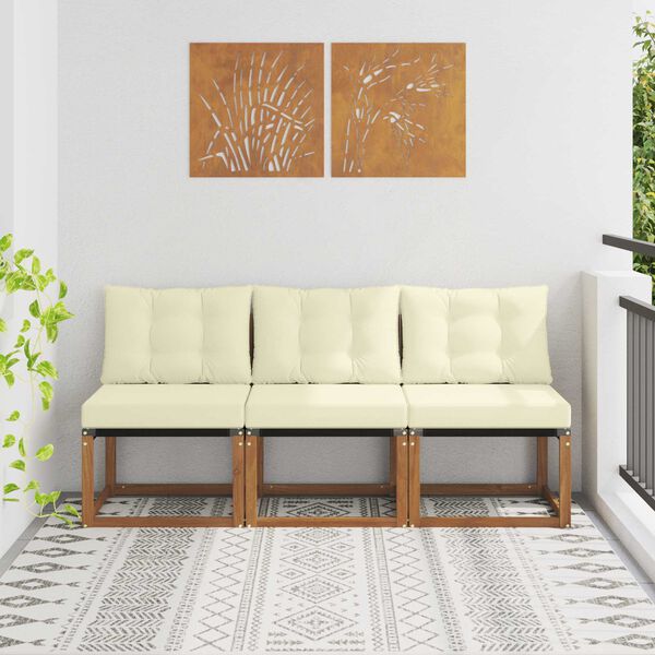 vidaXL 3 T&uuml;kk V&auml;likeskkonna keskdiiivan