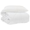 vidaXL Suvised teki padjaga 2 pcs Valge Mikrofiiber