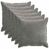 vidaXL Diivanipadi 6 pcs HOUTEN Tumehall 70 x 70 cm &Scaron;en&uuml;&uuml;lfabric