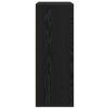 vidaXL Kõide sahtliga Must tamm 60 x 31 x 84 cm Tehispuit