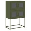 vidaXL Highboard Olive Green 68x39x107 cm Teras