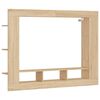 vidaXL telerikapp, Sonoma tamm, 152 x 22 x 113 cm, tehispuit