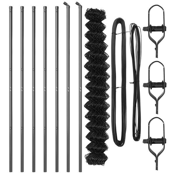 vidaXL Aiapost Hall 10 x 1,5 m (60 x 60 mm v&otilde;rku) Terased ja PVC