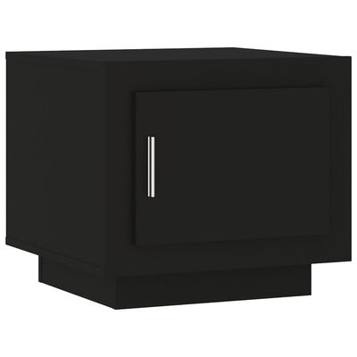 vidaXL kohvilaud, must, 51x50x45 cm, tehispuit