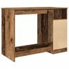 vidaXL kirjutuslaud Vana puit 102x50x76 cm Engineered Wood
