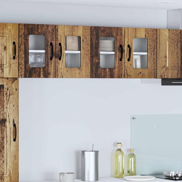 vidaXL K&ouml;&ouml;gikapp Kalmar 2 pcs Vana puit 60 x 31 x 40 cm Tehispuit