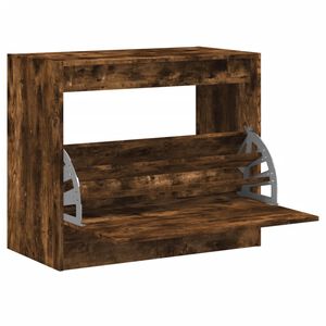 vidaXL jalatsikapp, suitsutatud tamm, 80x42x69 cm, tehispuit