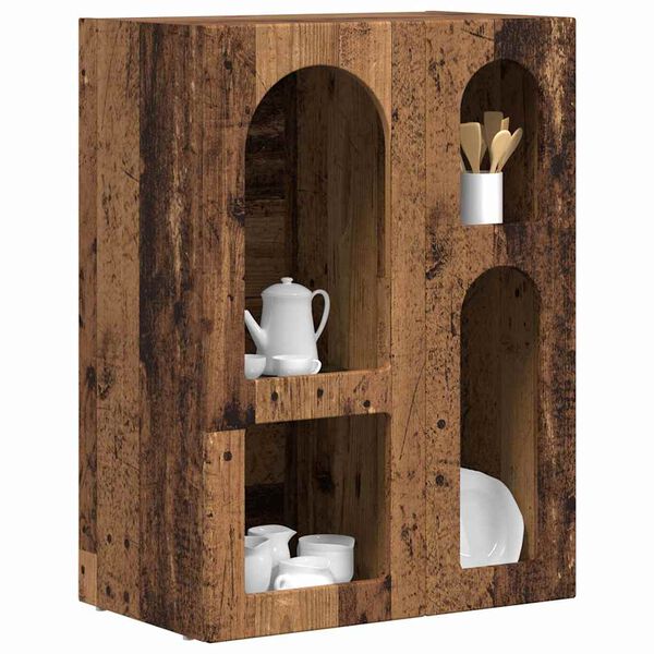 vidaXL K&otilde;ide Vana puit 59 x 35 x 80.5 cm Tehispuit