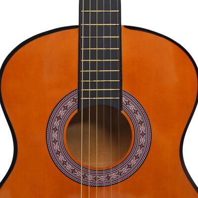 vidaXL klassikaline kitarr algajatele ja lastele 3/4 36" Ameerika pärn