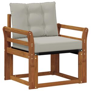 vidaXL &Otilde;uesohva Tugev akatsiapuu Looduslik ja Hele Hall