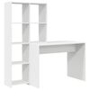 vidaXL Laud Valge Tehispuit 138,5 x 55 x 143 cm
