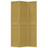 vidaXL 3 paneeliga ruumijagaja, pruun, Paulownia puit