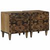 vidaXL &Ouml;&ouml;lambi kapp 2 pcs Pruun 40 x 33,5 x 46 cm Tugev mango puu