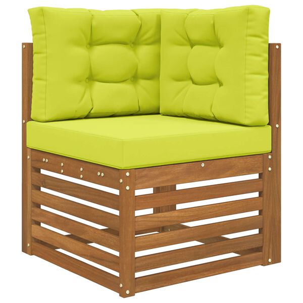 vidaXL V&auml;lim&ouml;&ouml;blitugi patja 3 pcs Roheline Pol&uuml;ester