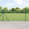 vidaXL Aiapost Roheline 100 x 0,8 m (16 x 16 mm mesh) Terased ja PVC