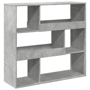 vidaXL ruumijagaja, betoonhall, 100 x 33 x 94,5 cm, tehispuit