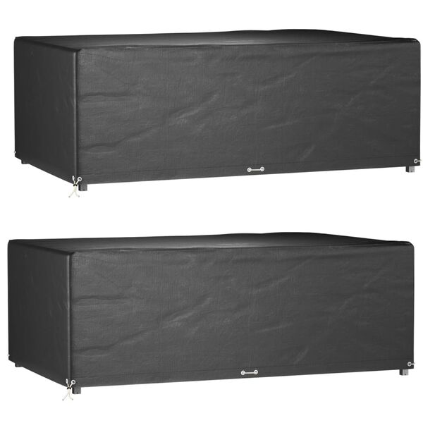 vidaXL aiam&ouml;&ouml;blikatted,2 tk, 12 aasaga, 213 x 132 x 75 cm, ristk&uuml;lik