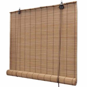 Pruunid bambusrulood 80 x 160 cm