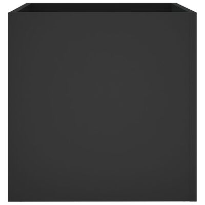 vidaXL taimekast, must, 40 x 40 x 40 cm, tehispuit