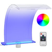 vidaXL basseini purskkaev RGB LED-idega, akrüül, 50 cm