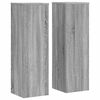 vidaXL taimealused 2 tk, hall Sonoma tamm, 25 x 25 x 80 cm, tehispuit