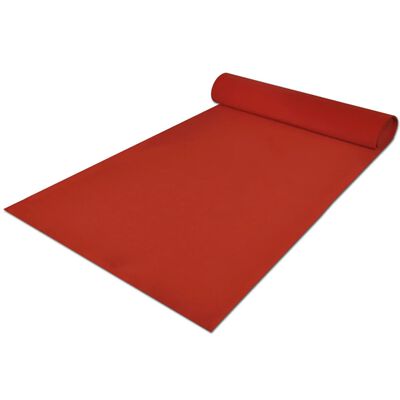 VidaXL punane vaip 1 x 20 m eriti raske 400 g/m2