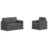 vidaXL Diivanikomplekt 2 pcs Tumehall 139 x 78 x 80 cm kangas