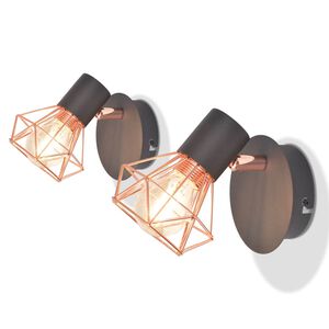 vidaXL seinalambid 2 tk 2 LED-h&otilde;&otilde;glambiga 8 W