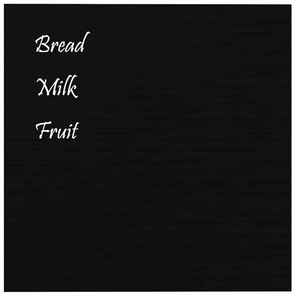 vidaXL seinale kinnitatav magnettahvel, must, 40x40 cm&nbsp;, klaas