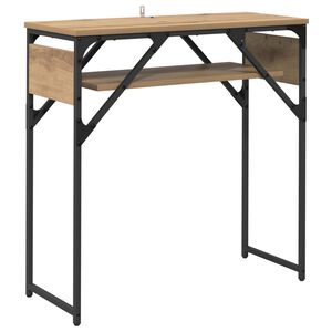 vidaXL KonsolLaud K&auml;sit&ouml;&ouml;puu Tehispuit 75x30x75cm