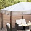 vidaXL Gazebo katte vahetus L&auml;bipaistev 400 x 300 x 32 cm PVC