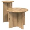 vidaXL Abilaudade komplekt 2 tk Artisan tamm &Oslash; 45 x 35 cm Tehispuit