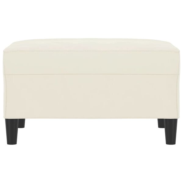 vidaXL jalapink, kreemjas, 70 x 55 x 41 cm, samet