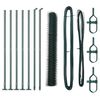 vidaXL Keevitatud Traat Aed Betoonalusega 10 x 1 m (L x K)