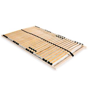vidaXL lippidega voodi alusp&otilde;hi, 28 liistu, 7 piirkonda, 120 x 200 cm