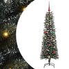 vidaXL Tehisj&otilde;ulupuu Roheline 150 cm PVC, Plastikk ja Teras