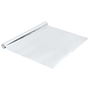 vidaXL iseliimuv mööblikile, kõrgläikega hõbedane, 500 x 90 cm, PVC