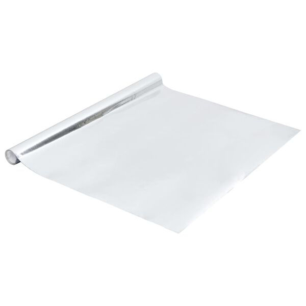 vidaXL iseliimuv mööblikile, kõrgläikega hõbedane, 500 x 90 cm, PVC