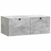 vidaXL Rippuv TV kapp Betoonhall 78,5 x 41 x 30 cm Tehispuit