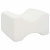 vidaXL Knee Pillow Valge M&auml;luvaht ja pol&uuml;ester 26 x 21,5 x 15 cm