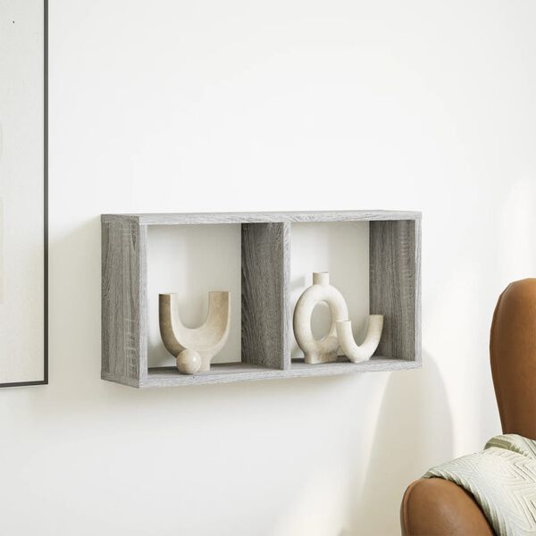 vidaXL seinakapp, 60x16x30 cm, hall Sonoma tamm, tehispuit